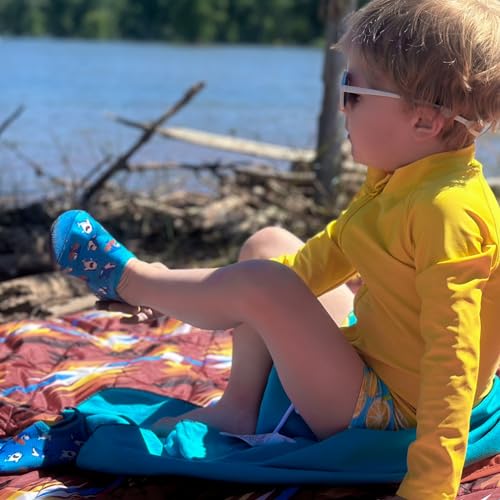 Image of WateLves Kids Water Shoes Toddler Girls Boys Barefoot Non-Slip Quick Dry Aqua Socks for Beach Swim Walking