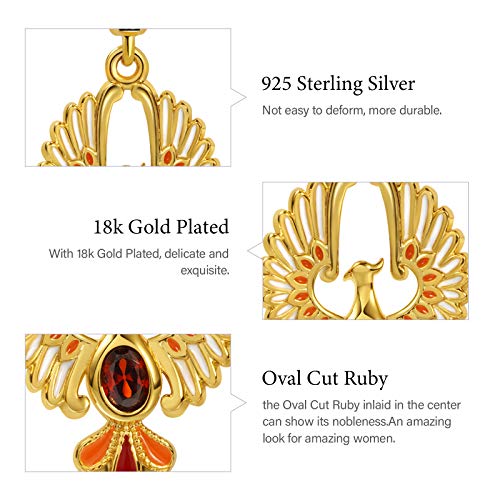 Image of GNOCE Owl Pendant Bead Charm With Bracelet S925 Sterling Silver Guarding You 18k Gold Plated Charm with CZ Fit for Bracelet /Necklace Charm Gifts for Animal Lover