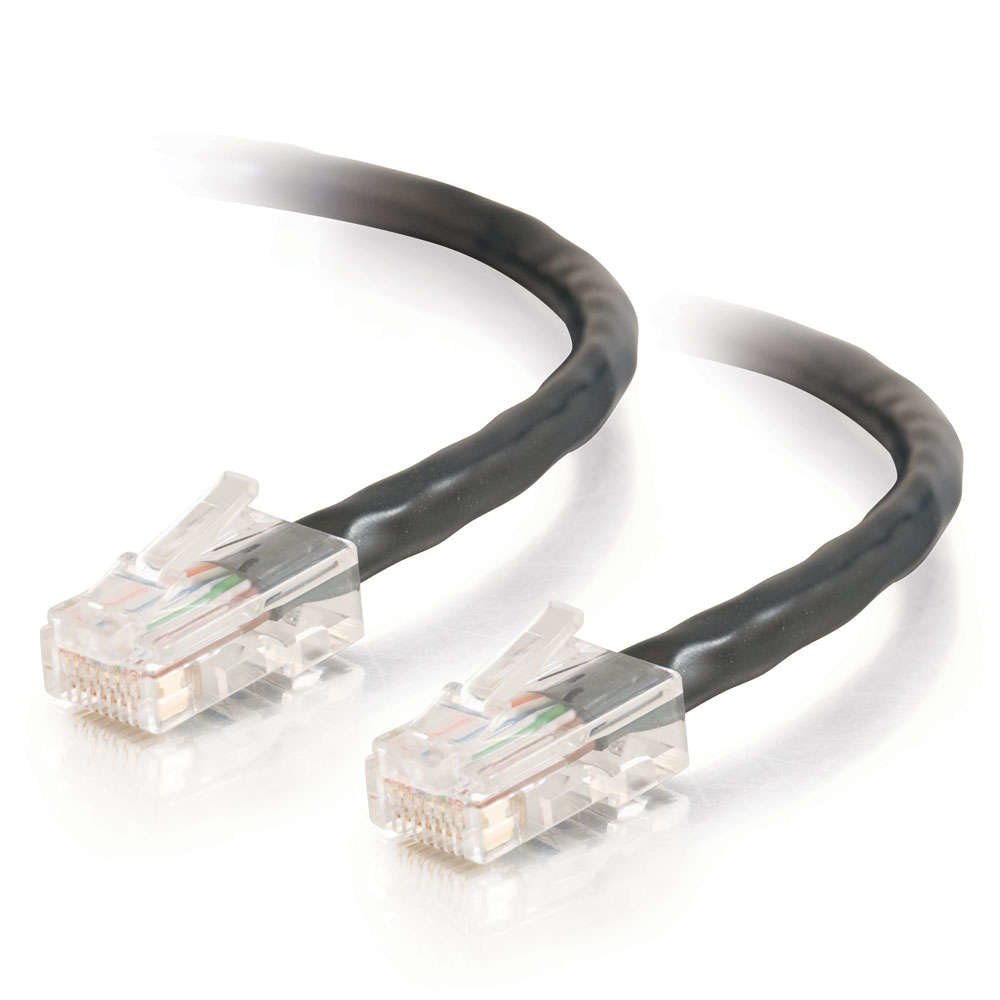 C2G 25040 Cat5e Cable - Non-Booted Unshielded Ethernet Network Patch Cable, Black (35 Feet, 10.66 Meters)