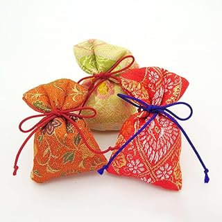 香源オリジナル 匂い袋 金襴(きんらん)白檀 厄除け お守り サシェ 香り袋 持ち歩ける 香り 香木 お香 お線香 香水 匂袋 巾着 金襴袋