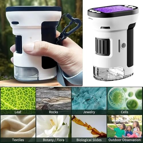 Microscope enfant 1000x écran HD, le cadeau éducatif parfait