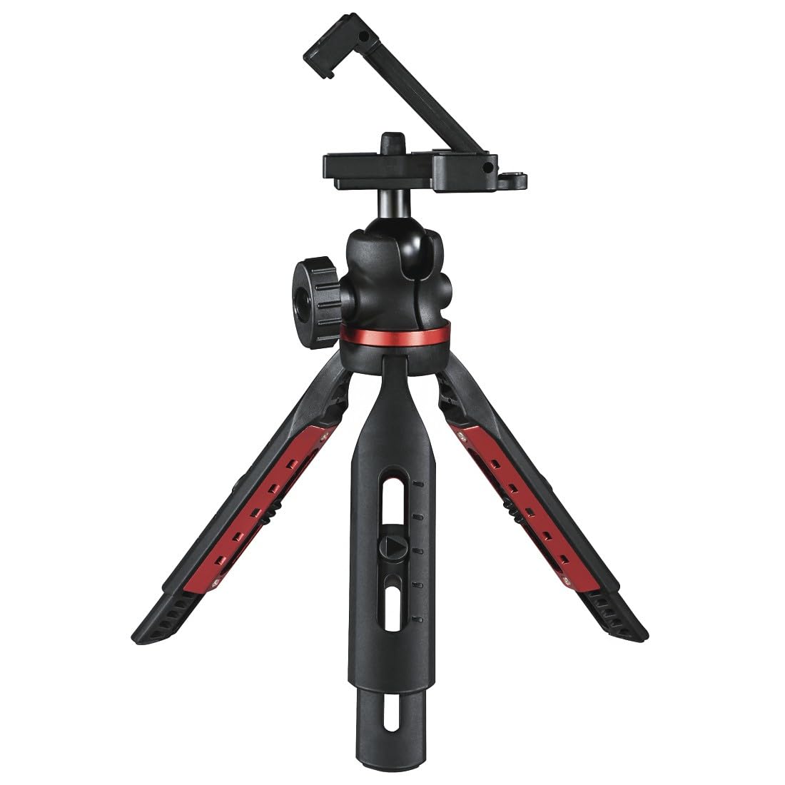 Hama statyw do smartfonów i aparatów (tripod, uchwyt na telefon, z głowicą na aparat, 62-160 cm, foto) czarny