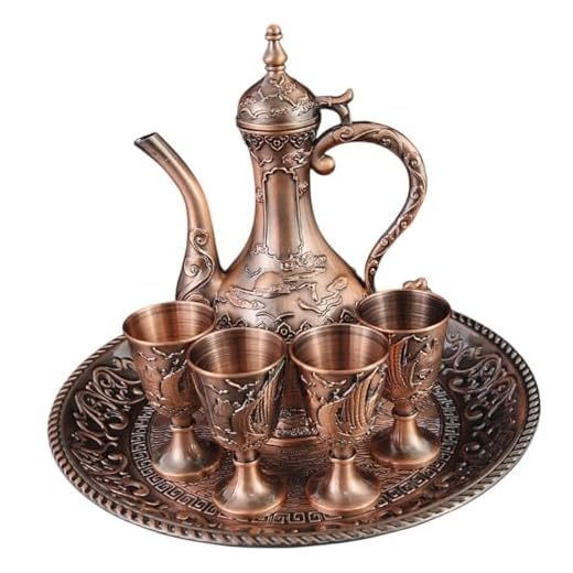 Conjunto de Bule de Vinho Elegante