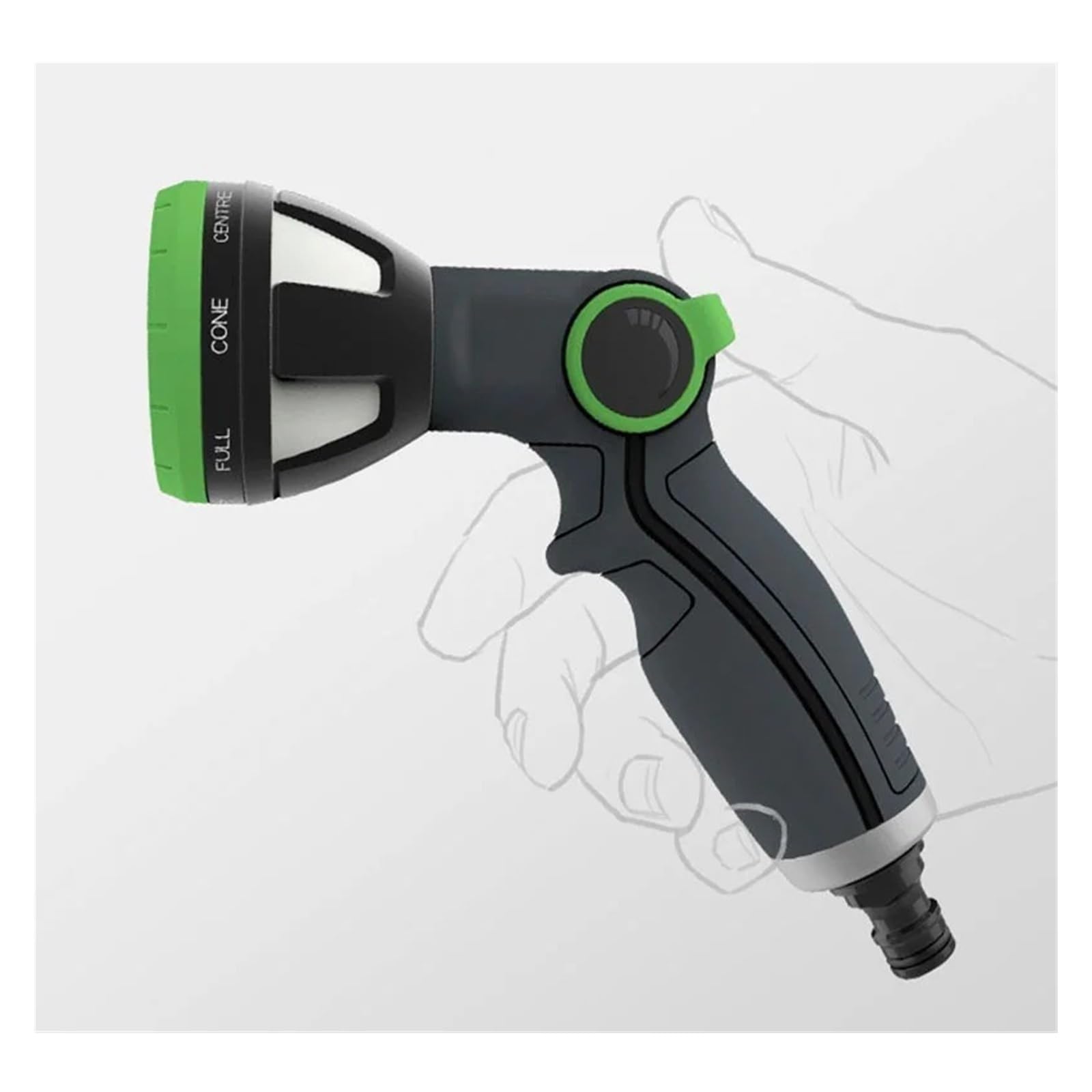 Pistola ad acqua da giardino a spruzzo, multifunzionale, for uso domestico, lavaggio auto, spruzzatore d'acqua, tubo, ugello, ugello, strumenti for cospargere