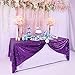 BalsaCircle TRLYC Sequin Rectangular Purple Sequin Tablecloth 60-Inch by 102-Inch