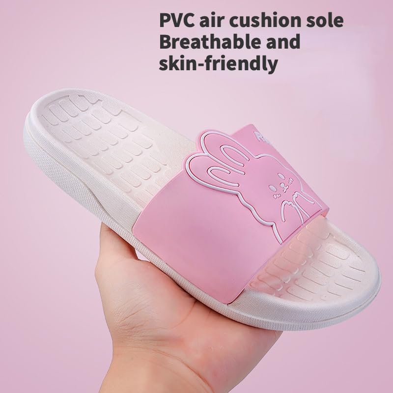 Rabbit Pillow Slippers,Shower Sandals for Women Men,Slide Sandal Slippers with Cute Bunny, Non-slip Slippers, Cloud Slippers3