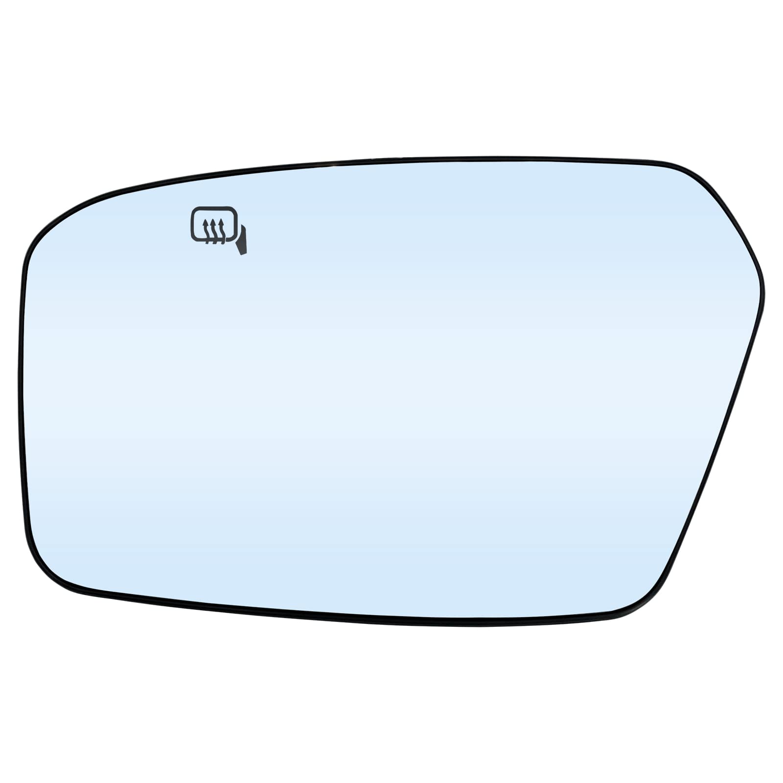 Driver Left Side Heated Mirror Glass Replacement for 2006-2010 Ford Fusion, Mercury Milan, 2007-2010 Lincoln MKZ Mirrors - Side View Heated Convex Mirror Glass with Rear Holder