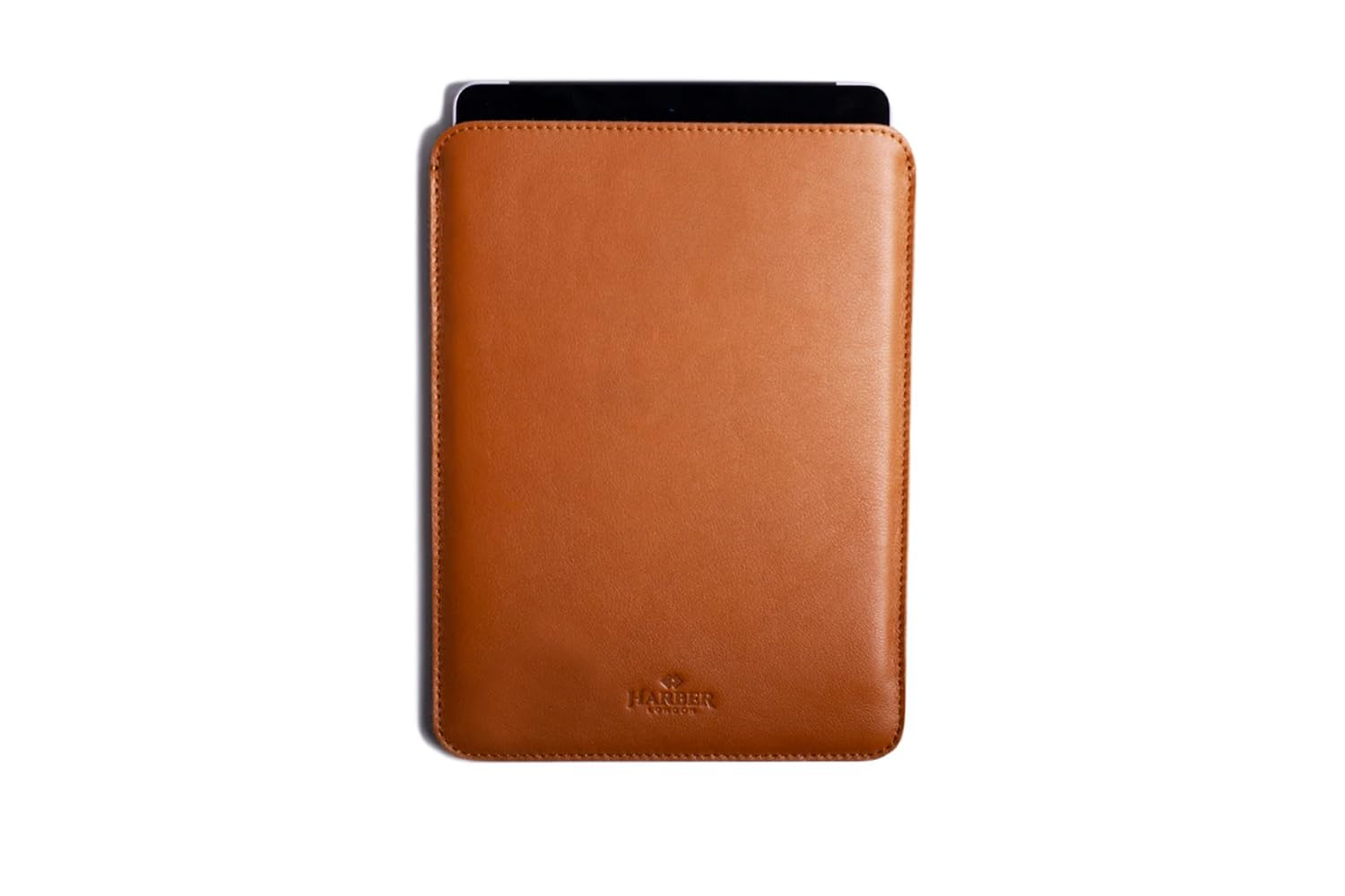 Schlanke Lederhülle für Tablet und E-Reader (iPad Pro 9,7 Zoll (2018), Hellbraun