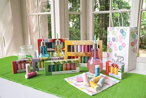 Mettler Amann SE8 - Kit Da Cucito Seralon, 8 X 200 M, Colori Estivi - 6