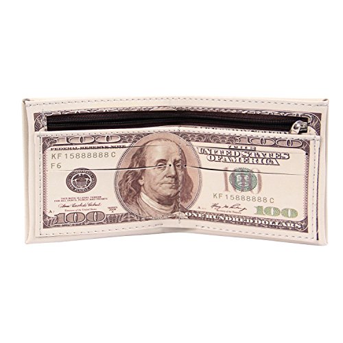 Men Us Dollar Bill Wallet Billfold Leather Credit Card Photo Holder3