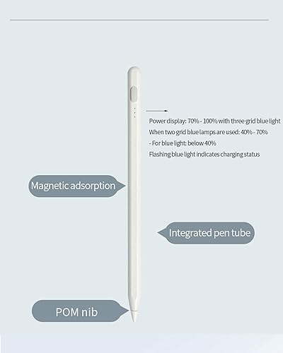 Miniatura 4 de Lápiz de pantalla táctil, lápiz capacitivo activo compatible con iPad, iPad Pro, iPad Air, iPad Mini, Samsung, teléfono inteligente y tableta para