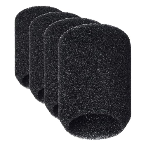 Image of Shure A85WS Black Foam Windscreen for SM85, SM86, SM87A and BETA87A, and BETA87C (Pack of 4)
