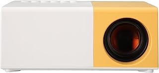 Mini Projector, Diffuse Reflection Imaging Technology Home LED Projector 1920X1080P Resolution High Dynamic Range HDR Technology for SetTop Boxes for Bedroom (US Plug)