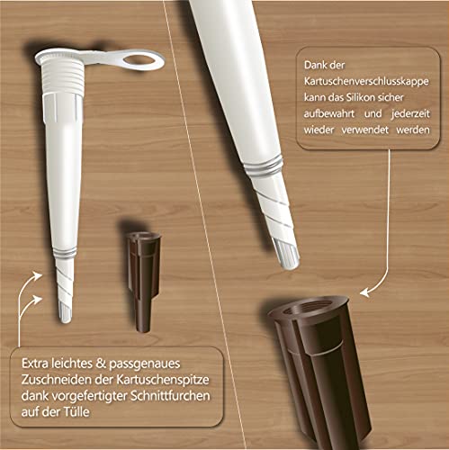 Silicone marrone scuro per interni ed esterni