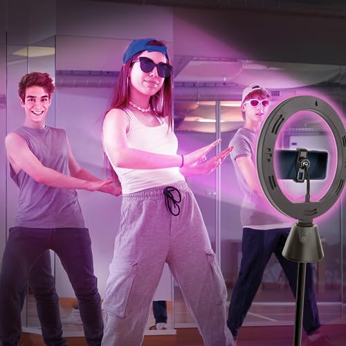 Canal Toys - Studio Creator - Kit de creación de Videos con rotación de 360º y Anillo de luz LED Multicolor - Studio Creator 360º Rotating - INF028 - imagen 5