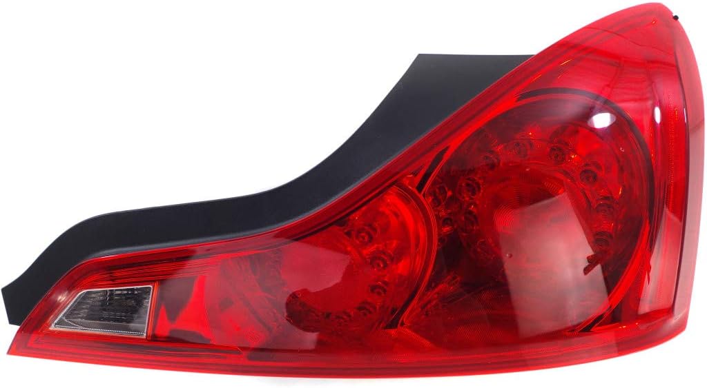 KarParts360 Tail Light For Infiniti Q60 2014 2015 Passenger Side | Replacement For IN2801122 | 26550-JL00B