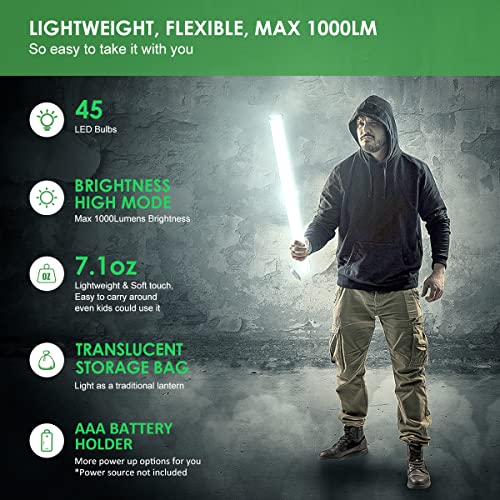 1000Lm Camping Lights And Lanterns, Collapsible Outdoor Led Camping Lantern Tent Lights With Battery Powered, Portable Battery Lanterns For Power Outages Car Rv Hurricane Emergency Kit Hiking Fishing #TOP2
