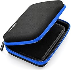Cargador Gps Garmin 12 deleyCON Navi Case Funda para Dispositivos de Navegación de hasta 6 &´´ 6,2´´ Pulgadas (17 x 12 x 4,5 cm) - Sólida - Un Compartimiento Interior - Azul