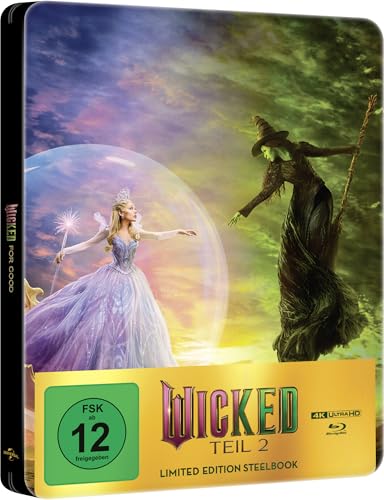 Wicked: Teil 2 (Cover B) – 4K Steelbook (UHD + Blu-ray Disc)