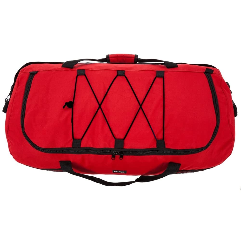 Airmont Newark Rot 110L Rollbarer Trolley Reisetasche Wasserabweisend