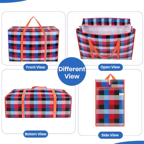 Image of Storite 4 Pack 152L Printed Plastic Heavy Duty Jumbo Underbed Storage Bag