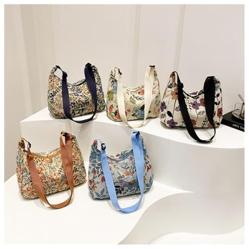 Bolso de hombro para mujer estilo nacional con correa ajustable miniatura 4