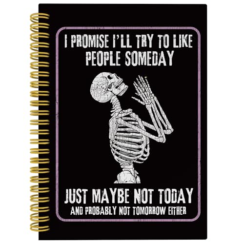 Carnet d'Halloween à message cynique pour sublimer votre bureau de sorcière