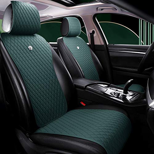 Red Rain Leather Seat Cover Universal Seat Covers with...