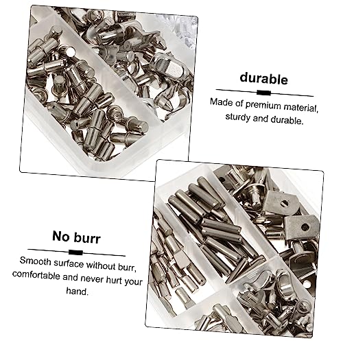 UKCOCO 3 Caixas De Suporte De Placa Acessórios Para Móveis Prateleiras De Metal Prateleira De Aço In