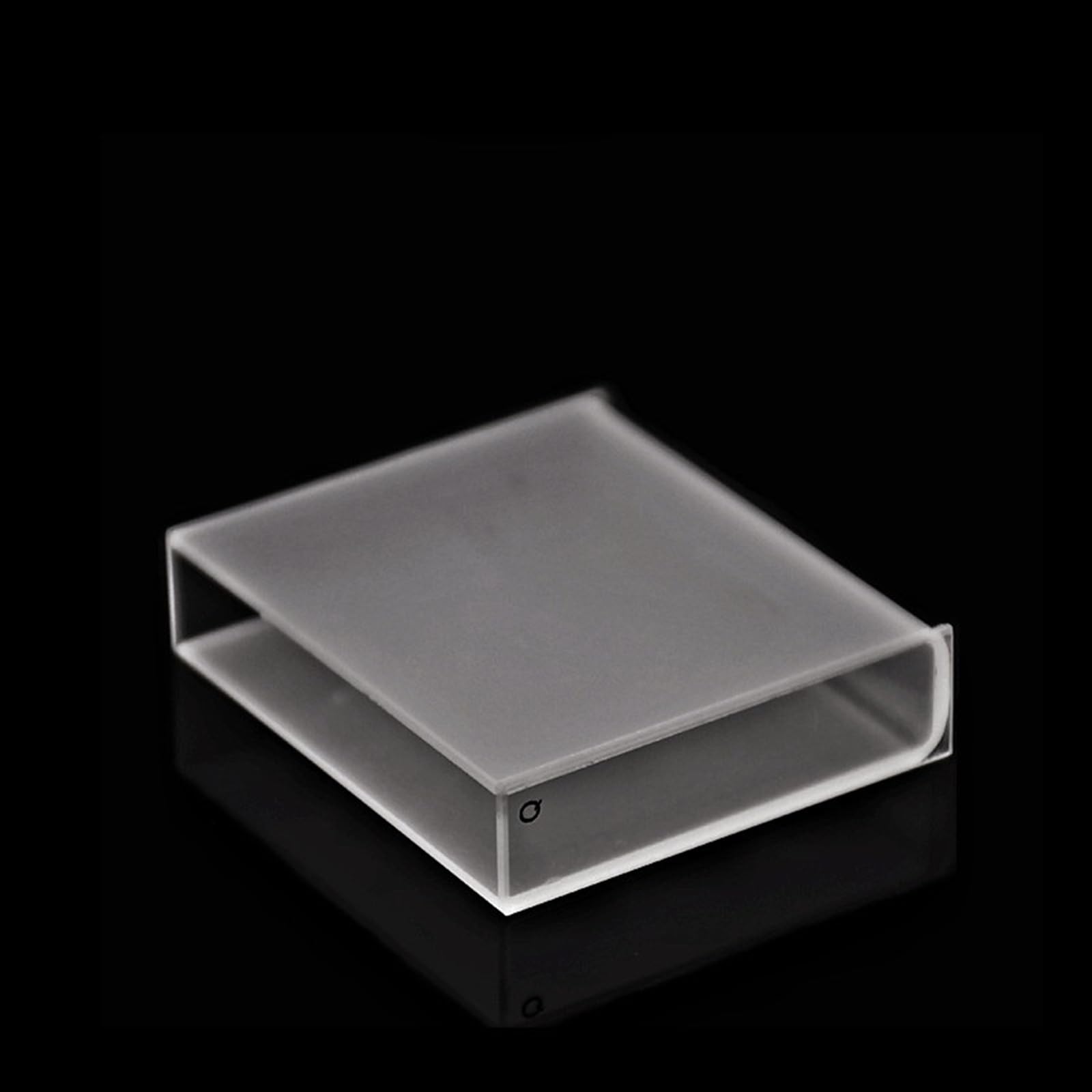 Célula de muestra líquida, Celdas de absorción de cuarzo de 40 mm, cubeta de cuarzo de 14 ml for espectrofotómetro, resistentes a ácidos y álcalis, paquete de 2
