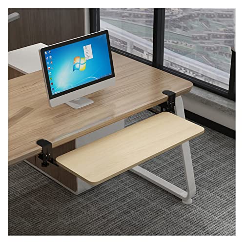 後付け クランプ式キーボードスライダー キーボードトレイ 高さ調整 引き出し 机下収納可能 人間工学に基づいて 簡単に組み立て可能