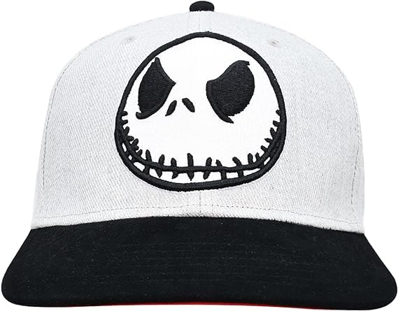 Image of Disney The Nightmare Before Christmas, Jack Skellington Adjustable Baseball Cap, Black, One Size