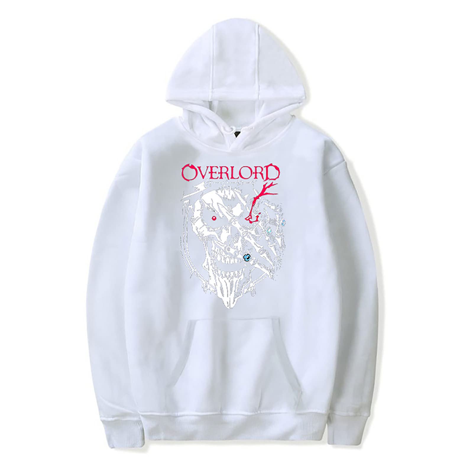 Xrbanime Overlord Hoodie Casual Streetwear Hooded Pullover Anime