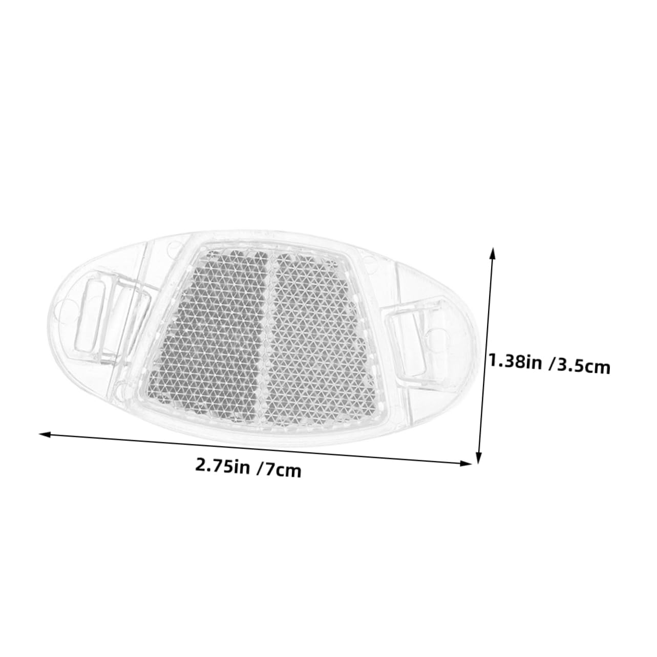 VICASKY 12pcs Bike Wheel Reflectors Convenient for Mountain Scooters and Motorcycles Easy to Install Reflective Accessories for Enhanced Night Visibility