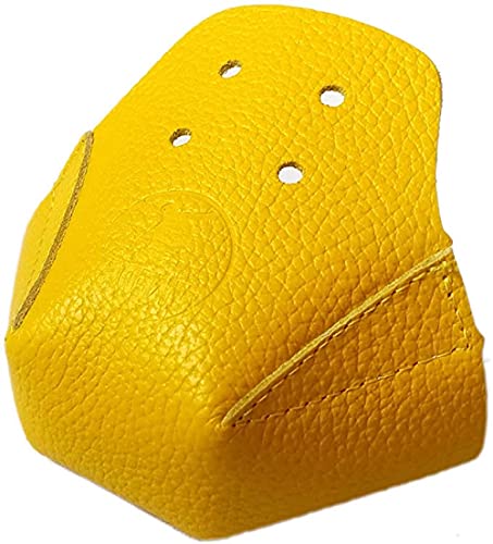 FJBenz 100% Real Cowhide | Toe Cap Guard Protectors for Roller Skate | Pair (Yellow)