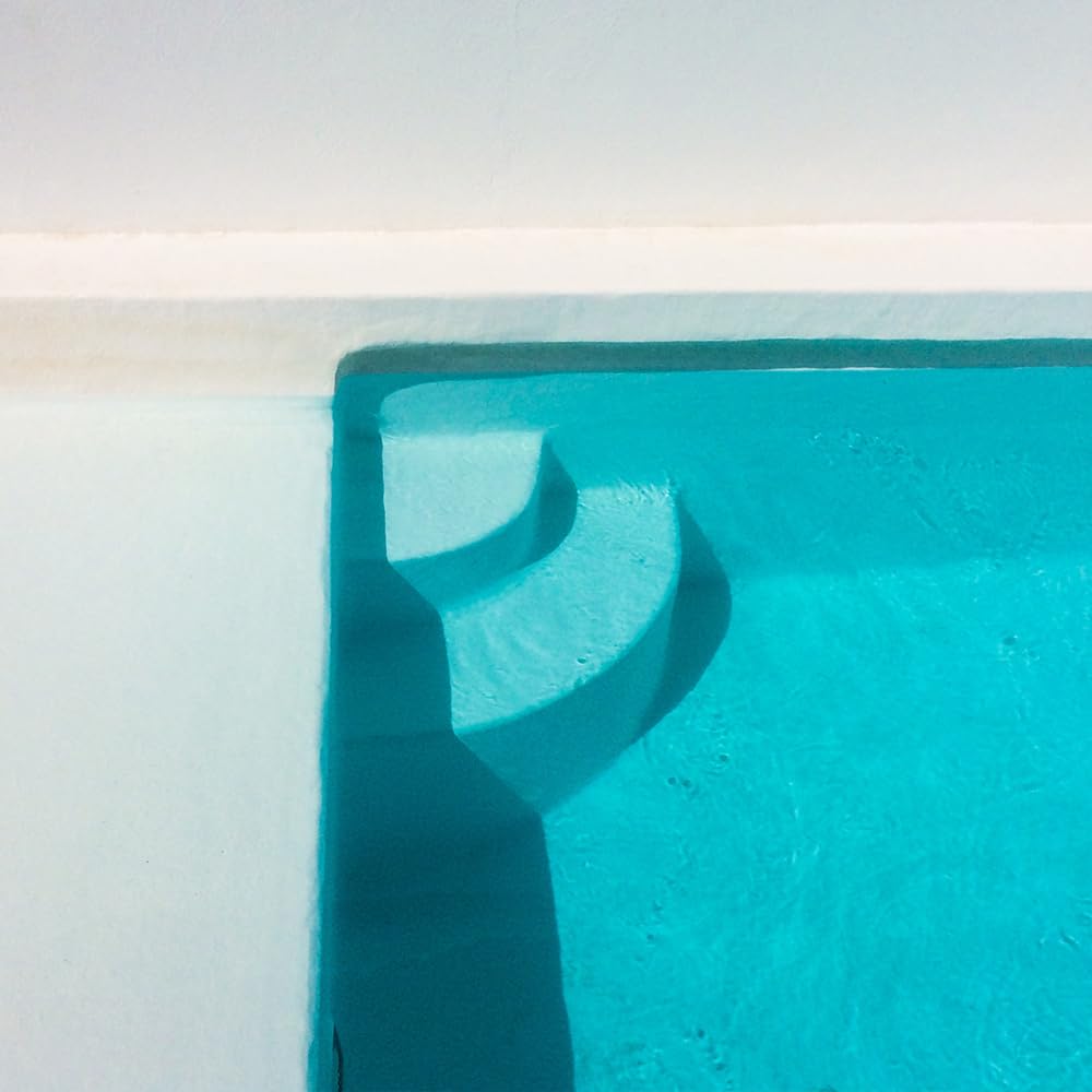 MATPRO - Peinture Piscine Epoxy - Sans Solvant - Très Haute Adhérence sur Béton, Ciment, Enduit - Application Travaux Neufs/Réparation - Bleu Marine - 1Kg