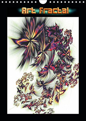 Art fractal numérique calendrier 2019 DIN A4 aux finitions soignées