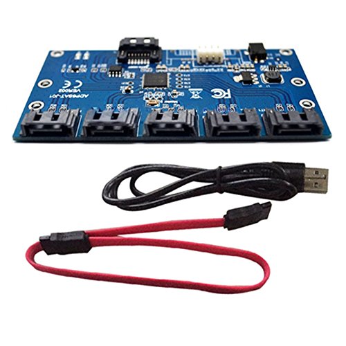 Preisvergleich Produktbild Hihey Festplatten Adapterkarte Computer Motherboard SATA Anschlussmultiplikator