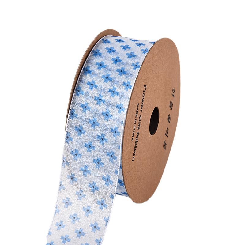 Nastro Nastro di seta 1/2 Rotolo Nastro Floreale Nastro Di Seta Chiffon for Confezioni Regalo Bouquet Di Fiori Nastro Da Imballaggio for La Lavorazione Nastro Di Chiffon Nastro Artigianale Di Organza(