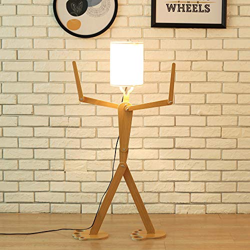 Preisvergleich Produktbild Lamp Hold Kreative Stehlampe / Stehlampe Im Wohnzimmer / Stickman Stehlampe / DIY Zusammengebautes Tischlampe / Wohnzimmer Lese Schlafzimmer Büro Mit Stoffe Schatten,A
