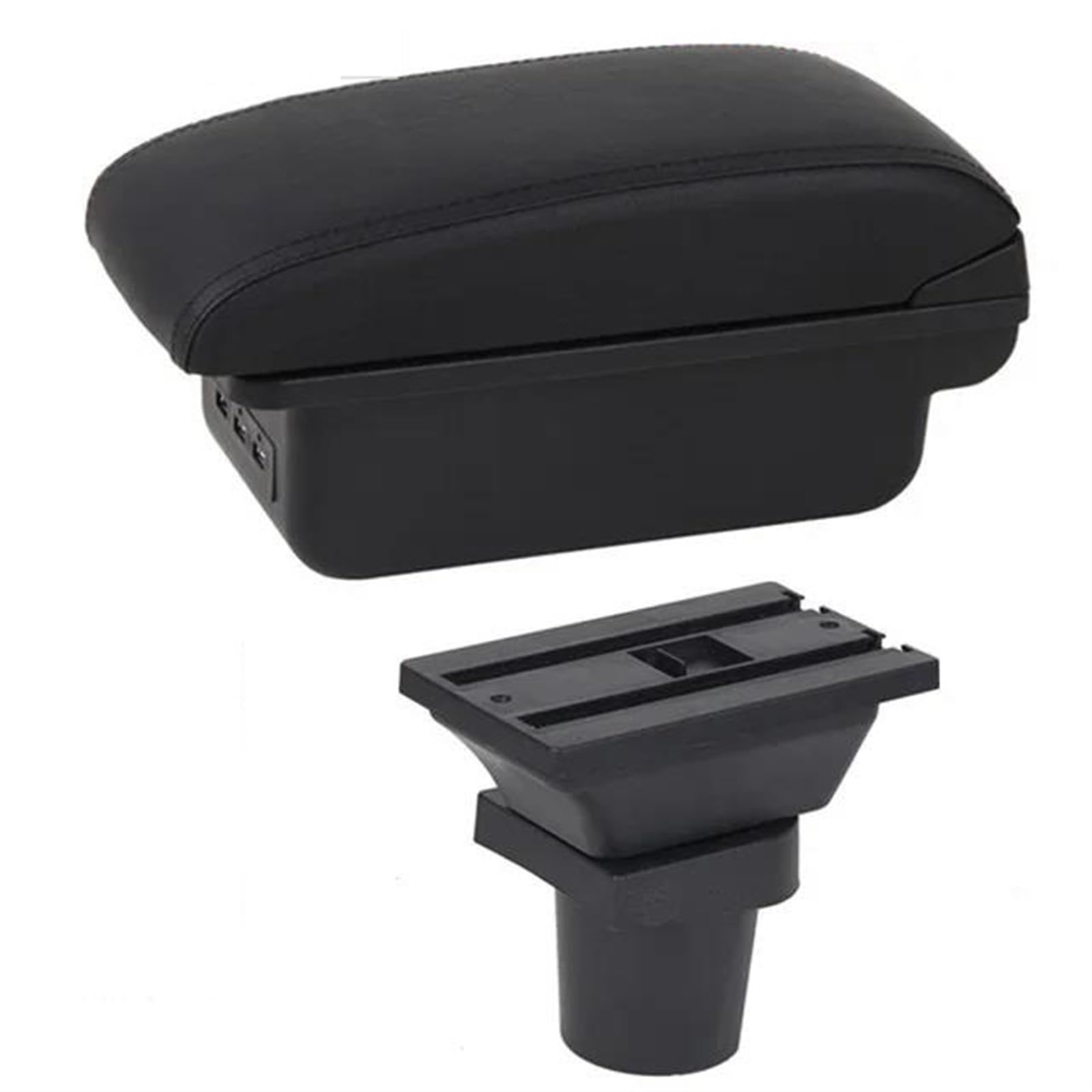 Noheeu C Black Line1 Car Armrest Special Storage Box Modification Parts For Yaris For Vitz 5Dr Hatchback 2005-2011