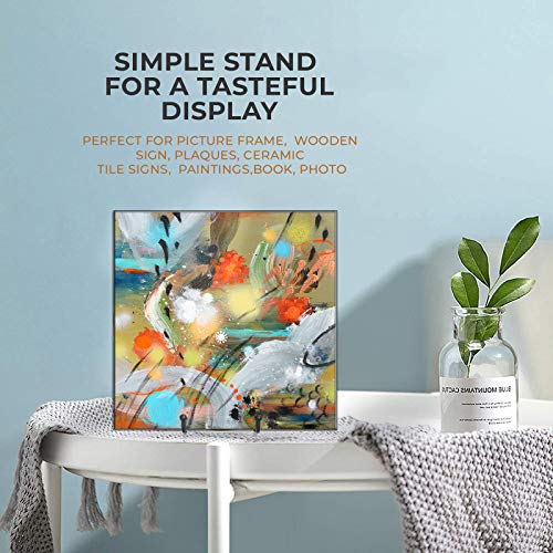 Image of TR-LIFE Plate Stands for Display - 4.5 Inch Holder + Metal Frame Stand for Picture, Decorative Plate, Book, Photo Easel (2 Pack)