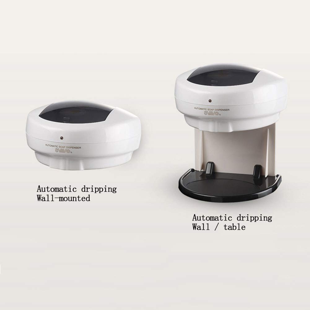 Dispenser di Sapone A Induzione, Lavamani A Induzione Senza Contatto, Disinfettante per Mani Automatico in Gel Intelligente per Montaggio A Parete/Tavolo, 600 Ml