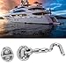 Boat Door Latch Hook Eye Latch Stainless Steel Door Latch Hook Privacy Hook with Eye Latch Heavy Duty for Boat Ship Yacht