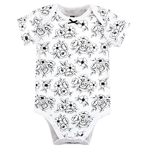 Hudson Baby Unisex Baby Cotton Bodysuits, Mom Dad Toile, 6-9 Months - Thumbnail 4