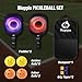 niupipo Pickleball Paddle, USAPA Approved Pickleball Paddle with Fiberglass Face, Protective Cover, Ultra Cushion, Polypropylene Honeycomb Core, 4.8-Inch Grip, Lightweight