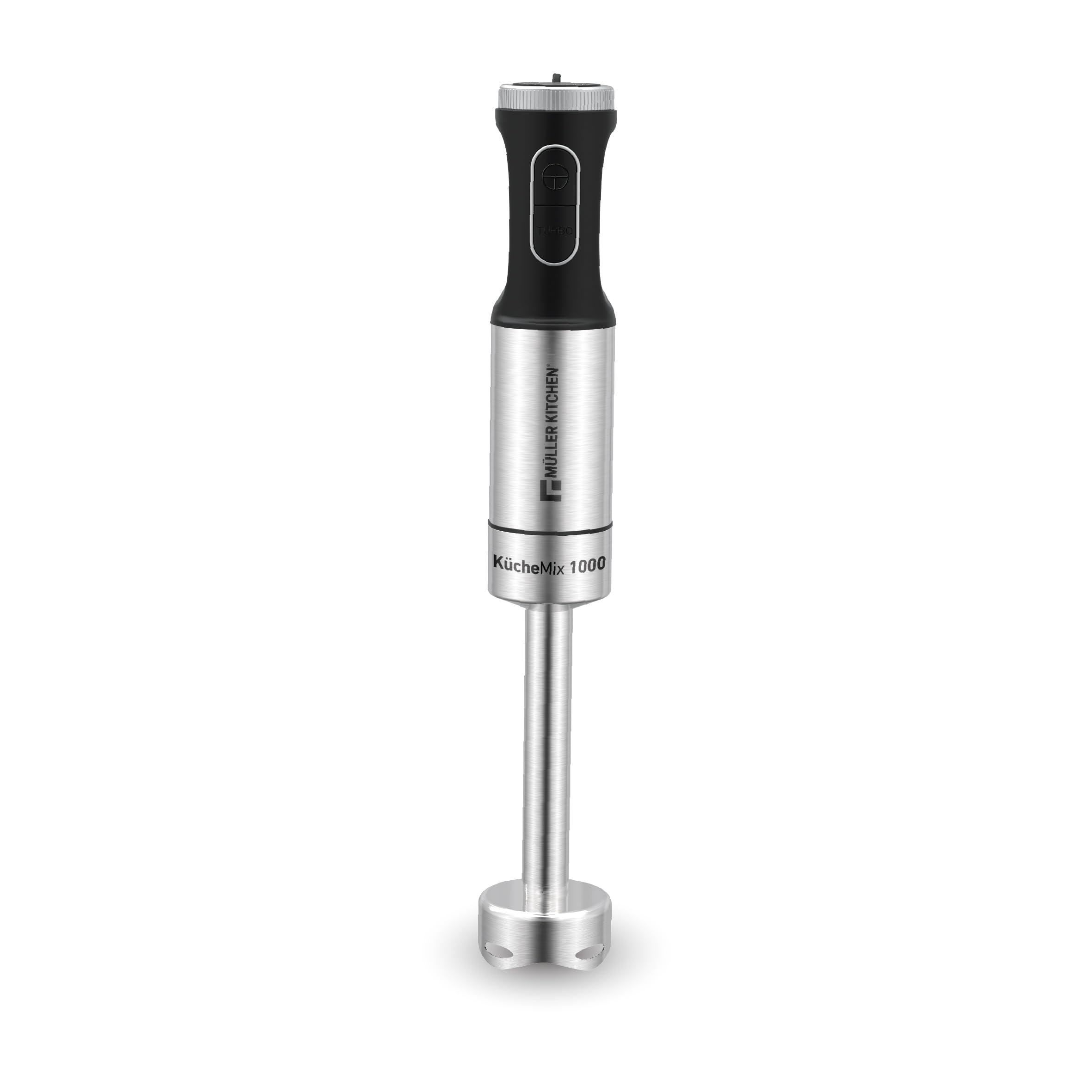 Muller Kitchen MK-6071 mikser ręczny (1000 W, obudowa i ostrze ze stali nierdzewnej, cichy silnik, ergonomiczny uchwyt)