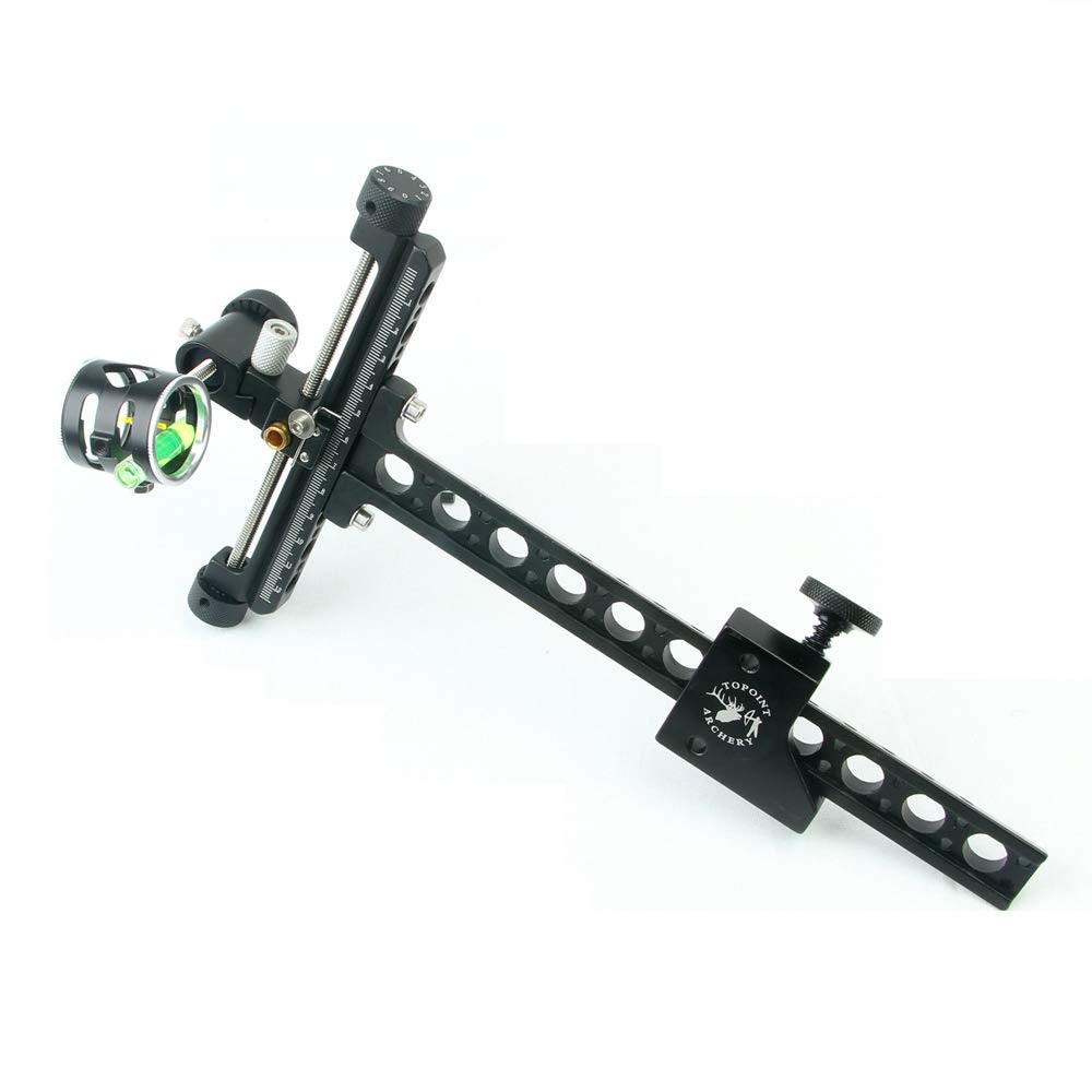 Arco Composto Vista Lega di Alluminio Bow Sight 4X Scope Accessori Caccia