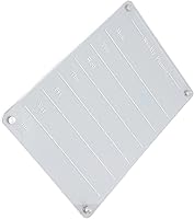 Vista 5 de Clear Acrylic Refrigerator Magnetic Planning Board, 33x23cm, Weekly Schedule - Reusable Wet Dry Erase, Transparent Surface, Home and Office Organizer