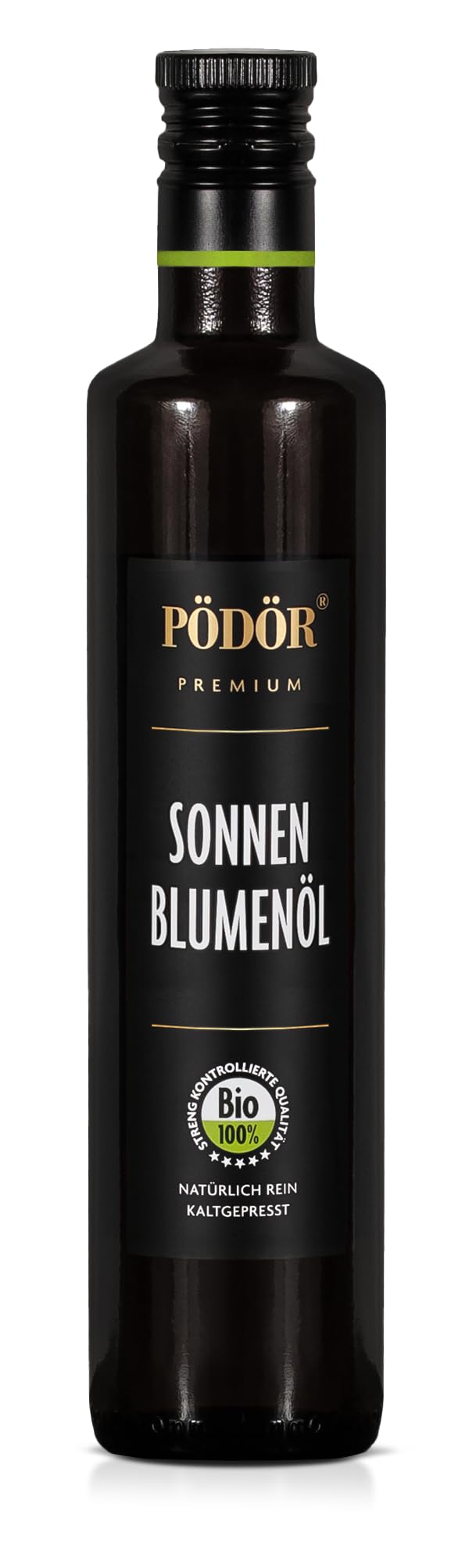 PÖDÖR - Bio Sonnenblumenöl - kaltgepresst - naturbelassen - ungefiltert (500ml)